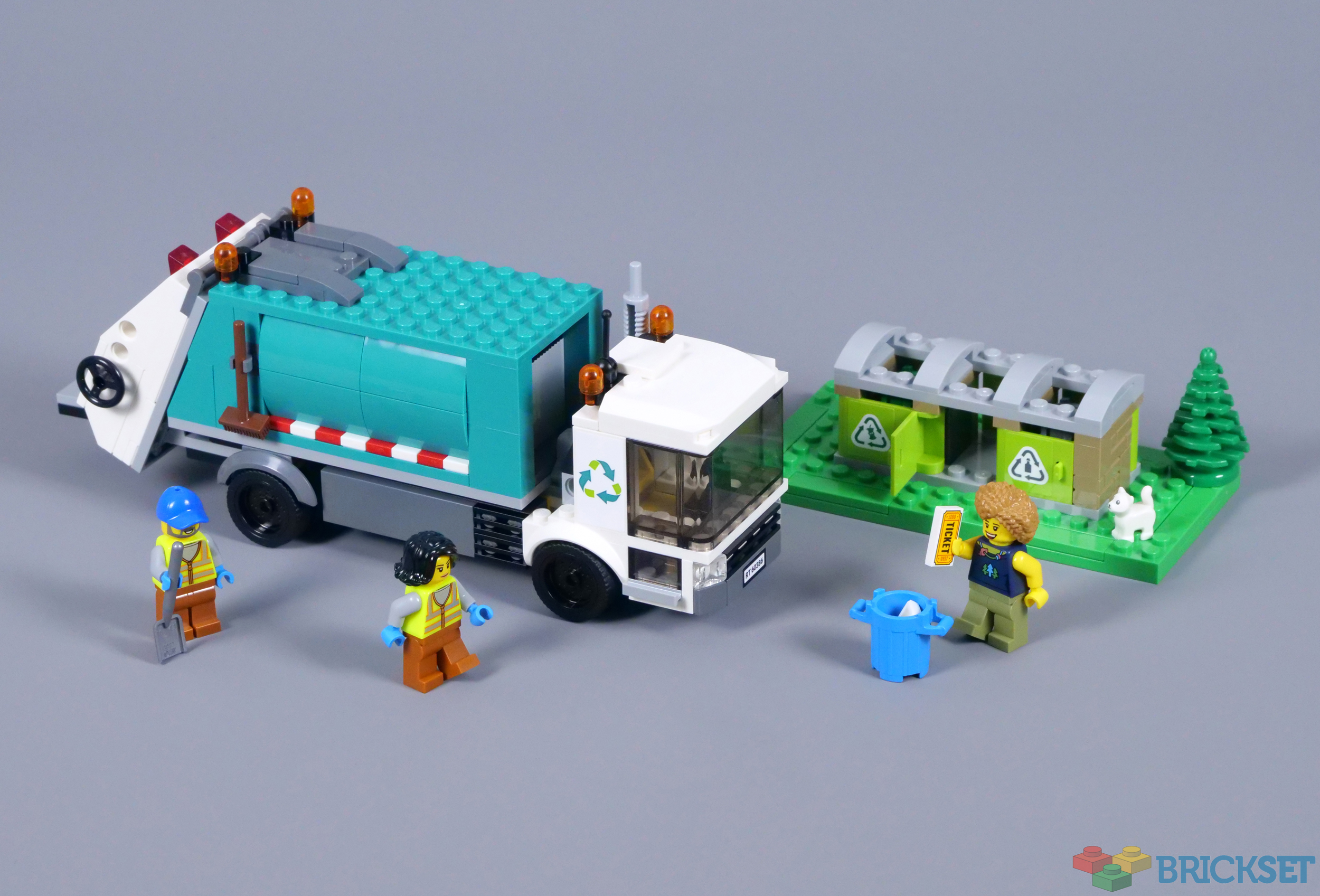 Trash truck best sale lego set